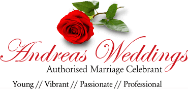 Andreas Weddings - Authorised Marriage Celebrant